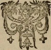 An illustration from Le povvoir et commission de monseignevr l'illustrissime & reuerendissime Cardinal Caietan, legat deputé par le s. siege apostolique au royaume de France. : En latin, & en françois (1590)