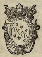 An illustration from Le povvoir et commission de Monseignevr l'illvstrissime & reuerendissime Cardinal de Plaisance, legat deputé par le S. Siege Apostolique au Royaume de France. (1592)