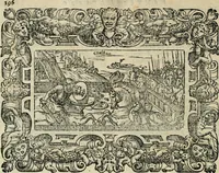 An illustration from Le prime imprese del conte Orlando (1572)