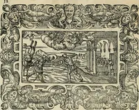 An illustration from Le prime imprese del conte Orlando (1572)