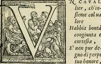 An illustration from Le prime imprese del conte Orlando (1572)