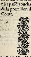 Picture 1 of 8 from Le proces verbal faict par ordonnance de la court de Parlemẽt, de l'execution de l'arrest donné le sixiesme iour de iuin dernier passé, touchant les articles & la profession de foy d'icelle court. (1562), leaf 1