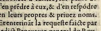 An illustration from Le proces verbal faict par ordonnance de la court de Parlemẽt, de l'execution de l'arrest donné le sixiesme iour de iuin dernier passé, touchant les articles & la profession de foy d'icelle court. (1562)