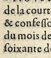 An illustration from Le proces verbal faict par ordonnance de la court de Parlemẽt, de l'execution de l'arrest donné le sixiesme iour de iuin dernier passé, touchant les articles & la profession de foy d'icelle court. (1562)