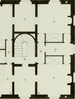 An illustration from Le propriétaire architecte : contenant des modèles de maisons de ville et de campagne, de fermes, orangeries, portes, puits, fontaines, etc. : ainsi qu'un traité d'architecture et de construction renferment le résumé desnouvelles découvertes relatives aux constructions : ouvrage utile aux architects, aux ingénieurs, aux entrepreneurs et principalement aux personnes qui veulent diriger elles-mêmes leurs ouvriers (1827)