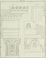 An illustration from Le propriétaire architecte : contenant des modèles de maisons de ville et de campagne, de fermes, orangeries, portes, puits, fontaines, etc. : ainsi qu'un traité d'architecture et de construction renferment le résumé desnouvelles découvertes relatives aux constructions : ouvrage utile aux architects, aux ingénieurs, aux entrepreneurs et principalement aux personnes qui veulent diriger elles-mêmes leurs ouvriers (1827)