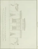 An illustration from Le propriétaire architecte : contenant des modèles de maisons de ville et de campagne, de fermes, orangeries, portes, puits, fontaines, etc. : ainsi qu'un traité d'architecture et de construction renferment le résumé desnouvelles découvertes relatives aux constructions : ouvrage utile aux architects, aux ingénieurs, aux entrepreneurs et principalement aux personnes qui veulent diriger elles-mêmes leurs ouvriers (1827)