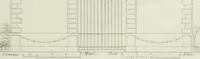 An illustration from Le propriétaire architecte : contenant des modèles de maisons de ville et de campagne, de fermes, orangeries, portes, puits, fontaines, etc. : ainsi qu'un traité d'architecture et de construction renferment le résumé desnouvelles découvertes relatives aux constructions : ouvrage utile aux architects, aux ingénieurs, aux entrepreneurs et principalement aux personnes qui veulent diriger elles-mêmes leurs ouvriers (1827)