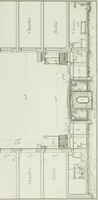 An illustration from Le propriétaire architecte : contenant des modèles de maisons de ville et de campagne, de fermes, orangeries, portes, puits, fontaines, etc. : ainsi qu'un traité d'architecture et de construction renferment le résumé desnouvelles découvertes relatives aux constructions : ouvrage utile aux architects, aux ingénieurs, aux entrepreneurs et principalement aux personnes qui veulent diriger elles-mêmes leurs ouvriers (1827)