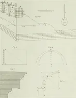 An illustration from Le propriétaire architecte : contenant des modèles de maisons de ville et de campagne, de fermes, orangeries, portes, puits, fontaines, etc. : ainsi qu'un traité d'architecture et de construction renferment le résumé desnouvelles découvertes relatives aux constructions : ouvrage utile aux architects, aux ingénieurs, aux entrepreneurs et principalement aux personnes qui veulent diriger elles-mêmes leurs ouvriers (1827)