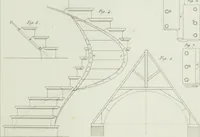 An illustration from Le propriétaire architecte : contenant des modèles de maisons de ville et de campagne, de fermes, orangeries, portes, puits, fontaines, etc. : ainsi qu'un traité d'architecture et de construction renferment le résumé desnouvelles découvertes relatives aux constructions : ouvrage utile aux architects, aux ingénieurs, aux entrepreneurs et principalement aux personnes qui veulent diriger elles-mêmes leurs ouvriers (1827)