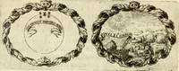 An illustration from Le pubbliche dimostrazioni di allegrezza della città di Milano : alli 10. febraio, e 6. marzo dell'anno 1658, nella nascita del serenissimo principe di Spagna Filippo Prospero (1659)