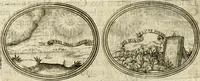 An illustration from Le pubbliche dimostrazioni di allegrezza della città di Milano : alli 10. febraio, e 6. marzo dell'anno 1658, nella nascita del serenissimo principe di Spagna Filippo Prospero (1659)