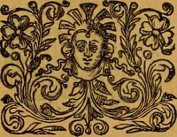 An illustration from Le romant des chevaliers de la gloire, : contenant plvsievrs ... aduentures des princes ... qui parurent aux courses faictes à la Place royale pour la feste des alliances de France & d'Espagne. Avec la description de levrs entrees, equipages, habits, machines, deuises, armes & blasons de leurs maisons. (1612)