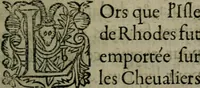 An illustration from Les Adventures estranges de Lycidas cyrien et Cléorithe ehodienne : contenant la conversion de l'un & la réprobation de l'autre (1630)