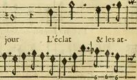 An illustration from Les amours de Momus : ballet (1695)