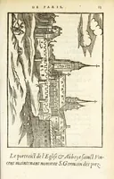 Picture 9 of 57 from Les antiqvitez croniqves et singvlaritez de Paris, ville capitalle du royaume de France : auec les fondations & bastiments des lieux, les sepulchres & epitaphes des princes, princesses, & autres personnes illustres (1586), leaf 491