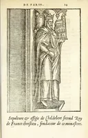 Picture 10 of 57 from Les antiqvitez croniqves et singvlaritez de Paris, ville capitalle du royaume de France : auec les fondations & bastiments des lieux, les sepulchres & epitaphes des princes, princesses, & autres personnes illustres (1586), leaf 493