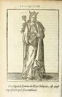 An illustration from Les antiqvitez croniqves et singvlaritez de Paris, ville capitalle du royaume de France : auec les fondations & bastiments des lieux, les sepulchres & epitaphes des princes, princesses, & autres personnes illustres (1586)