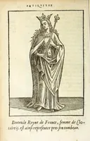 An illustration from Les antiqvitez croniqves et singvlaritez de Paris, ville capitalle du royaume de France : auec les fondations & bastiments des lieux, les sepulchres & epitaphes des princes, princesses, & autres personnes illustres (1586)