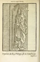 An illustration from Les antiqvitez croniqves et singvlaritez de Paris, ville capitalle du royaume de France : auec les fondations & bastiments des lieux, les sepulchres & epitaphes des princes, princesses, & autres personnes illustres (1586)