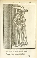 Picture 21 of 57 from Les antiqvitez croniqves et singvlaritez de Paris, ville capitalle du royaume de France : auec les fondations & bastiments des lieux, les sepulchres & epitaphes des princes, princesses, & autres personnes illustres (1586), leaf 537