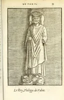 Picture 32 of 57 from Les antiqvitez croniqves et singvlaritez de Paris, ville capitalle du royaume de France : auec les fondations & bastiments des lieux, les sepulchres & epitaphes des princes, princesses, & autres personnes illustres (1586), leaf 571