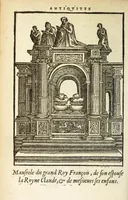 An illustration from Les antiqvitez croniqves et singvlaritez de Paris, ville capitalle du royaume de France : auec les fondations & bastiments des lieux, les sepulchres & epitaphes des princes, princesses, & autres personnes illustres (1586)