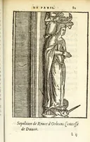 Picture 50 of 57 from Les antiqvitez croniqves et singvlaritez de Paris, ville capitalle du royaume de France : auec les fondations & bastiments des lieux, les sepulchres & epitaphes des princes, princesses, & autres personnes illustres (1586), leaf 629