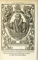 An illustration from Les antiqvitez croniqves et singvlaritez de Paris, ville capitalle du royaume de France : auec les fondations & bastiments des lieux, les sepulchres & epitaphes des princes, princesses, & autres personnes illustres (1586)