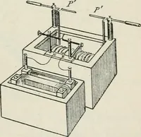 An illustration from Les applications pratiques des ondes électriques: télégraphie sans fil, télégraphie avec conducteur, éclairage, commande à distance (1902)