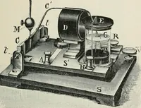 An illustration from Les applications pratiques des ondes électriques: télégraphie sans fil, télégraphie avec conducteur, éclairage, commande à distance (1902)