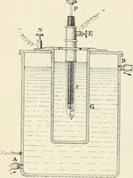 An illustration from Les applications pratiques des ondes électriques: télégraphie sans fil, télégraphie avec conducteur, éclairage, commande à distance (1902)