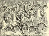 An illustration from Les arts et métiers au Moyen Age : étude illustrée d'après les ouvrages de Paul Lacroix sur le Moyen Age et la Renaissance (1887)