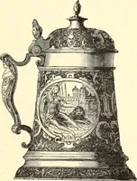 An illustration from Les arts et métiers au Moyen Age : étude illustrée d'après les ouvrages de Paul Lacroix sur le Moyen Age et la Renaissance (1887)