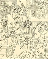 An illustration from Les arts et métiers au Moyen Age : étude illustrée d'après les ouvrages de Paul Lacroix sur le Moyen Age et la Renaissance (1887)
