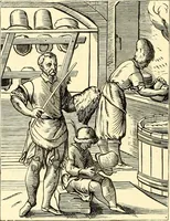 An illustration from Les arts et métiers au Moyen Age : étude illustrée d'après les ouvrages de Paul Lacroix sur le Moyen Age et la Renaissance (1887)