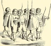 An illustration from Les arts et métiers au Moyen Age : étude illustrée d'après les ouvrages de Paul Lacroix sur le Moyen Age et la Renaissance (1887)