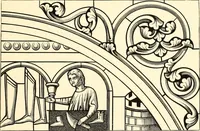 An illustration from Les arts et métiers au Moyen Age : étude illustrée d'après les ouvrages de Paul Lacroix sur le Moyen Age et la Renaissance (1887)
