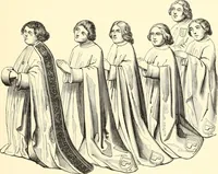 An illustration from Les arts et métiers au Moyen Age : étude illustrée d'après les ouvrages de Paul Lacroix sur le Moyen Age et la Renaissance (1887)