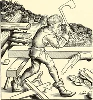An illustration from Les arts et métiers au Moyen Age : étude illustrée d'après les ouvrages de Paul Lacroix sur le Moyen Age et la Renaissance (1887)