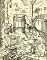 An illustration from Les arts et métiers au Moyen Age : étude illustrée d'après les ouvrages de Paul Lacroix sur le Moyen Age et la Renaissance (1887)