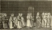 An illustration from Les arts et métiers au Moyen Age : étude illustrée d'après les ouvrages de Paul Lacroix sur le Moyen Age et la Renaissance (1887)