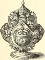 An illustration from Les arts et métiers au Moyen Age : étude illustrée d'après les ouvrages de Paul Lacroix sur le Moyen Age et la Renaissance (1887)