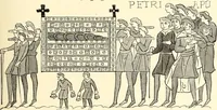 An illustration from Les arts et métiers au Moyen Age : étude illustrée d'après les ouvrages de Paul Lacroix sur le Moyen Age et la Renaissance (1887)