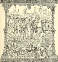 An illustration from Les arts et métiers au Moyen Age : étude illustrée d'après les ouvrages de Paul Lacroix sur le Moyen Age et la Renaissance (1887)