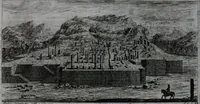 An illustration from Les beautez de la Perse; ou, La description de ce qu'il y a de plus curieux dans ce royaume, enrichie de la carte du païs, & de plusieurs estampes dessignées sur les lieux (1673)