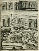 An illustration from Les beautez de la Perse; ou, La description de ce qu'il y a de plus curieux dans ce royaume, enrichie de la carte du païs, & de plusieurs estampes dessignées sur les lieux (1673)