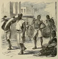 An illustration from Les chasseurs d'ivoire (1876)