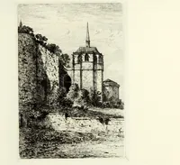 An illustration from Les châteaux historiques de la France (1877)